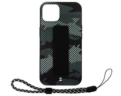 Лот: 20887218. Фото: 1. Чехол iPhone 13 Камуфляж с держателем... Чехлы, бамперы