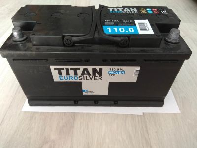 Лот: 16058075. Фото: 1. Аккумулятор б/у Titan Eurosilver... Аккумуляторы