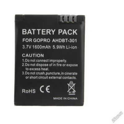 Лот: 4889988. Фото: 1. Аккумулятор для Gopro Hero 3... Аккумуляторы, зарядные
