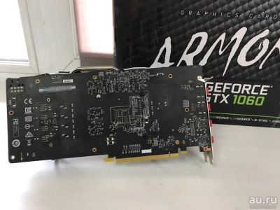 Лот: 13546438. Фото: 1. Видеокарта MSI GTX 1060 6GB ARMOR... Видеокарты