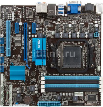 Лот: 17106210. Фото: 1. Asus M5A88-M. Материнские платы