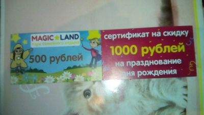 Лот: 13705153. Фото: 1. Карта MAGIK LAND (двойная) . Настольные игры, карты