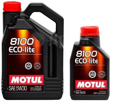 Лот: 16078150. Фото: 1. Масло моторное MOTUL 8100 ECO-LITE... Масла, жидкости