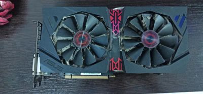 Лот: 21165403. Фото: 1. Видеокарта Asus r380 strix 2gb. Видеокарты