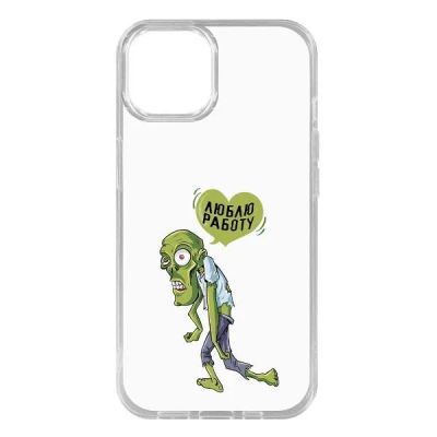 Лот: 25051208. Фото: 1. Чехол Krutoff Clear Case "Люблю... Чехлы, бамперы