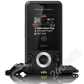 Лот: 678003. Фото: 1. Sony Ericsson W205 (черный). Кнопочные мобильные телефоны