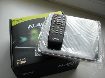 Лот: 1706090. Фото: 1. Медиаплейер APACER AL-460 FullHD... DVD, Blu-Ray плееры