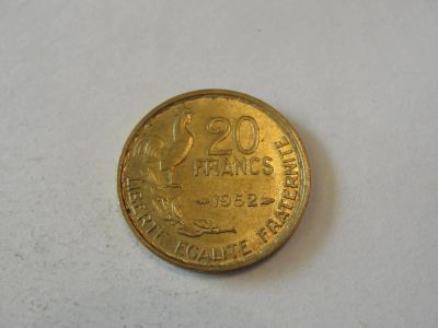 Лот: 4929033. Фото: 1. Франция. 20 франков, 1952г. Европа