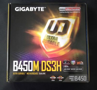 Лот: 14328338. Фото: 1. Материнская плата Gigabyte B450M... Материнские платы