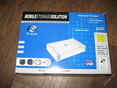 Лот: 1573443. Фото: 1. *новый!!* внешний бокс для dvd... Корпуса, блоки питания