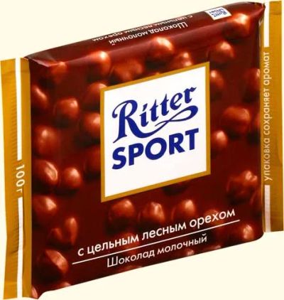 Лот: 6989222. Фото: 1. Шоколад Ritter sport. Шоколад, конфеты