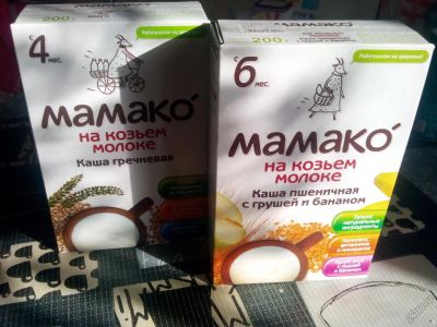 Лот: 5679332. Фото: 1. Каша Мамако на козьем молоке. Детское питание