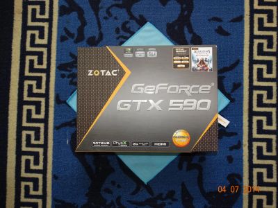 Лот: 4310921. Фото: 1. GTX 590 3072MB GDDR5. Видеокарты