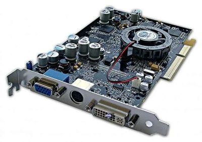 Лот: 622744. Фото: 1. ATI radeon 9600 pro 128mb AGP. Видеокарты