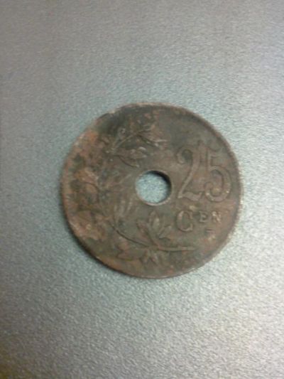 Лот: 8528070. Фото: 1. 25 центимес 1922 год Бельгия. Европа