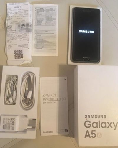 Лот: 11883786. Фото: 1. Samsung Galaxy A5 2016 на гарантии... Смартфоны