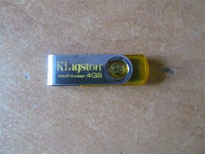 Лот: 2667514. Фото: 1. Флешка kingston 4GB. USB-флеш карты
