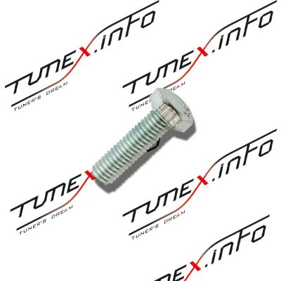Лот: 20925779. Фото: 1. Болт М6x1.00x14мм оцинкованный. Расходные материалы