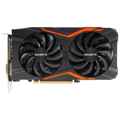 Лот: 11302374. Фото: 1. Gigabyte GeForce GTX1050Ti (пол... Видеокарты
