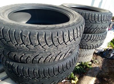 Лот: 12134473. Фото: 1. Nokian Hakapellita 5 215/55/R17... Шины