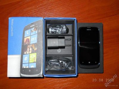 Лот: 2563222. Фото: 1. nokia lumia 610 black. Смартфоны