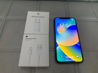 Лот: 20980223. Фото: 1. iPhone X space gray 64GB A1901... Смартфоны