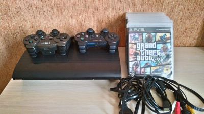 Лот: 6578387. Фото: 1. SONY PlayStation 3, 2 джойстика... Игровые приставки, консоли