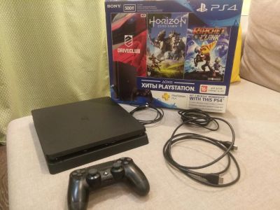 Лот: 18056049. Фото: 1. PlayStation 4 slim PS4 500 gb. Игровые приставки, консоли