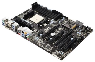 Лот: 4551684. Фото: 1. Мат.плата SocFM2 AMD A75 ASRock... Материнские платы