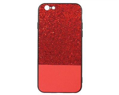 Лот: 20887830. Фото: 1. Чехол iPhone 6/6S Bling (красный... Чехлы, бамперы