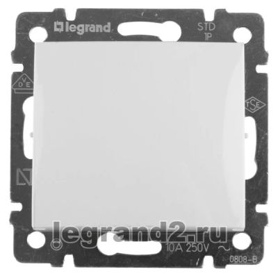 Лот: 8704602. Фото: 1. Выключатель Legrand Valena одноклавишный... Электроустановочные изделия