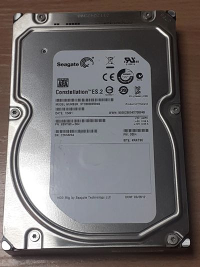 Лот: 22197748. Фото: 1. Жесткий диск 3TB Seagate Sata... Жёсткие диски (HDD)