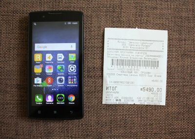 Лот: 9054058. Фото: 1. Смартфон Lenovo A2010 black, гарантия... Смартфоны