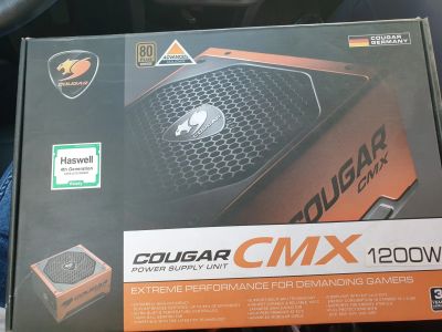Лот: 16503988. Фото: 1. Cougar 1200w bronze. Корпуса, блоки питания