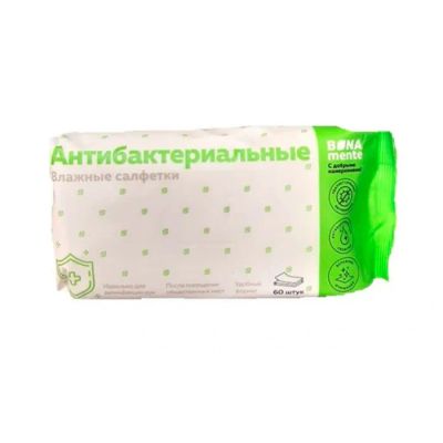 Лот: 25679231. Фото: 1. Бона Менте салфетки влажные с... Лекарства