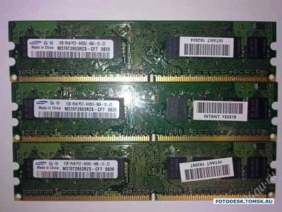 Лот: 1820496. Фото: 1. samsung 1Rx8 PC2-6400U-666-12-ZZ... Оперативная память