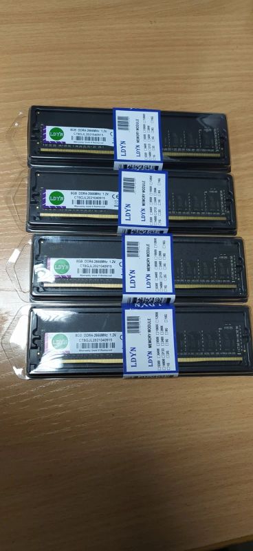 Лот: 18420920. Фото: 1. Память DDR4 32gb (4x 8gb) новая... Оперативная память