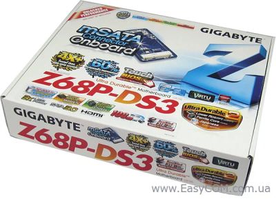 Лот: 5190785. Фото: 1. Материнская плата Gigabyte GA-Z68P-DS3. Материнские платы