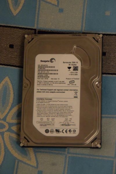 Лот: 5483116. Фото: 1. HDD Seagate 80Gb. Жёсткие диски (HDD)