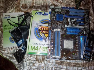 Лот: 3491965. Фото: 1. Материнская плата ASUS M4A89GTD... Материнские платы