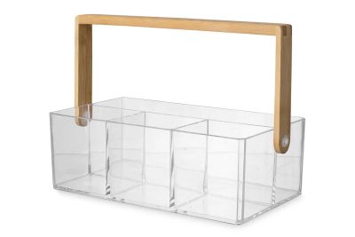 Лот: 23675325. Фото: 1. Органайзер настольный MITTE Bamboo. Аксессуары для ванной