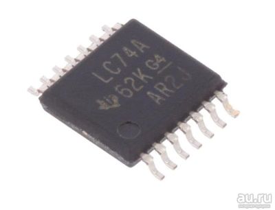 Лот: 9517408. Фото: 1. 74LVC74 корпус TSSOP-14. Микросхемы
