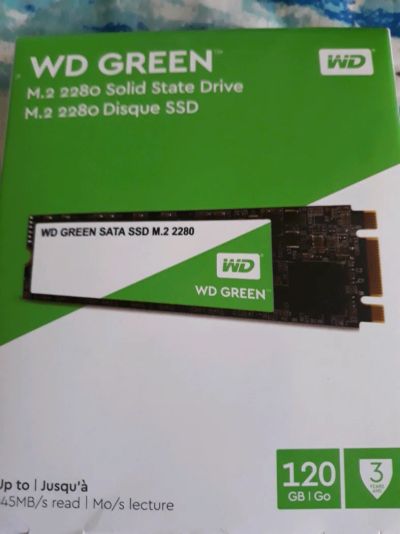 Лот: 12282398. Фото: 1. Ssd m2 wd green 2280. SSD-накопители