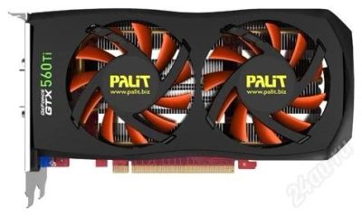 Лот: 2401674. Фото: 1. Видеокарта Palit GTX 560 Ti 2GB. Видеокарты