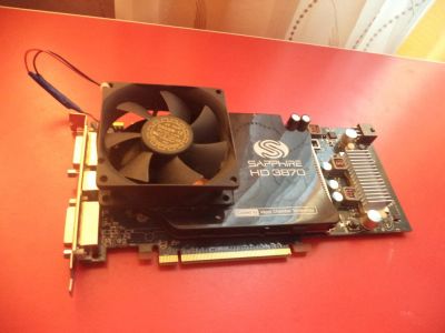 Лот: 11139671. Фото: 1. Видеокарта радеон hd3870 1g gddr4... Видеокарты