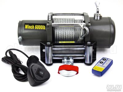 Лот: 16158681. Фото: 1. Лебёдка Electric Winch 6000 lbs... Лебедки, тали