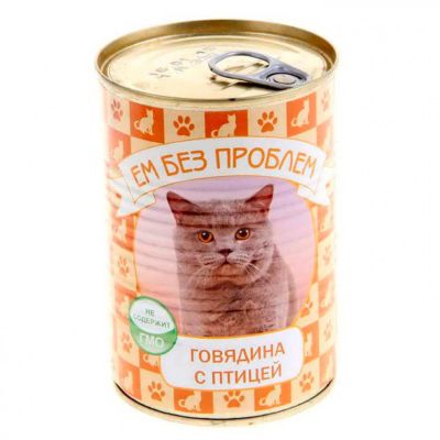Лот: 18617451. Фото: 1. ЕМ БЕЗ ПРоБЛЕМ корм для кошек... Корма