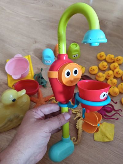 Лот: 25524707. Фото: 1. Игрушки в ванну,одним лотом. Другое (игрушки)