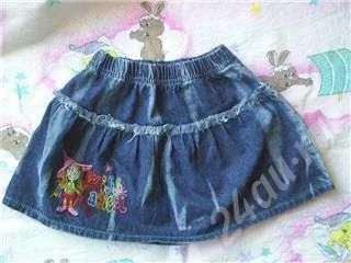 Лот: 268924. Фото: 1. Юбка джинсовая Мисс Меджик новая. Другое (дети растут)