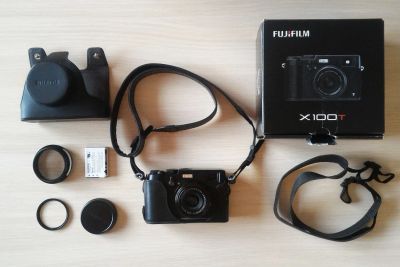 Лот: 8241170. Фото: 1. Fujifilm x100t black edition... Цифровые компактные